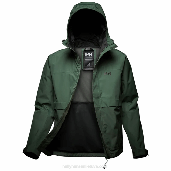 N682254 giacca antipioggia flessibile da uomo Helly-Hansen abete rosso