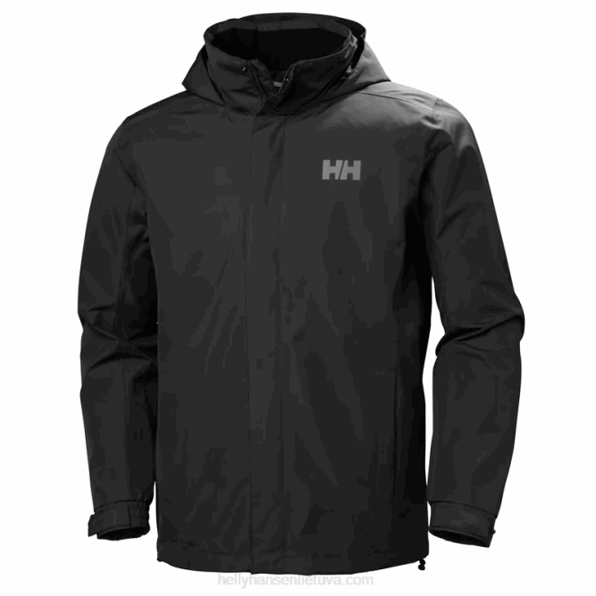 N682260 giacca impermeabile dubliner da uomo Helly-Hansen nero