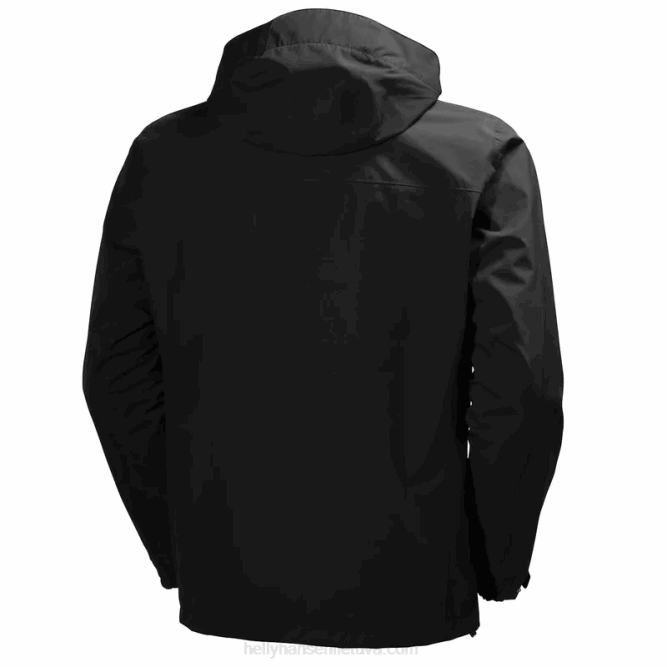 N682260 giacca impermeabile dubliner da uomo Helly-Hansen nero