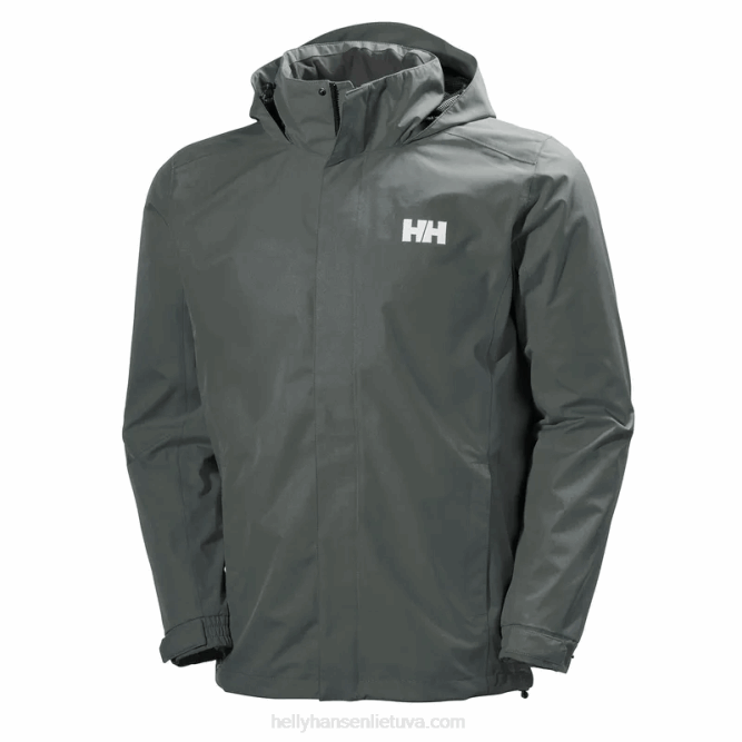 N682260 giacca impermeabile dubliner da uomo Helly-Hansen nero