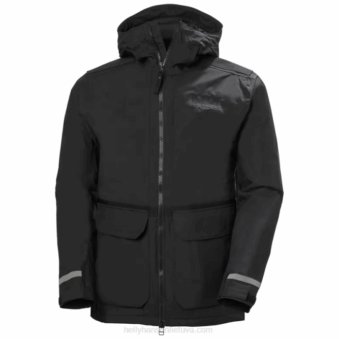 N682276 giacca antipioggia da uomo Patrol Transition Helly-Hansen nero
