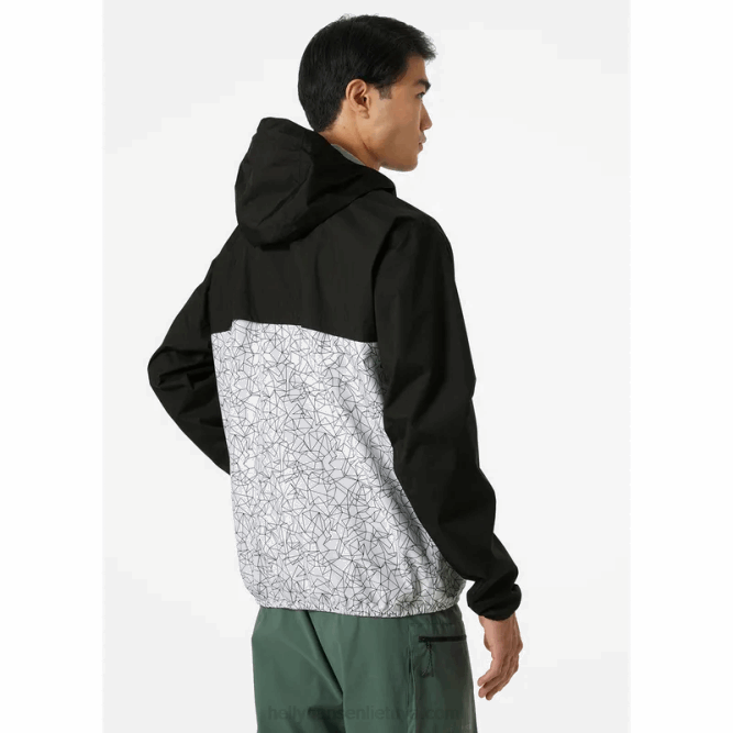 N682284 belfast 2 giacca da uomo impacchettabile Helly-Hansen nero