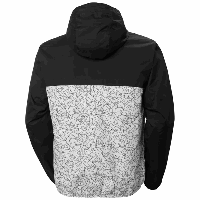 N682284 belfast 2 giacca da uomo impacchettabile Helly-Hansen nero