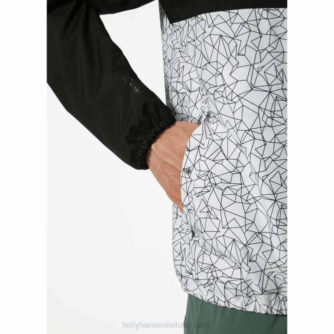 N682284 belfast 2 giacca da uomo impacchettabile Helly-Hansen nero