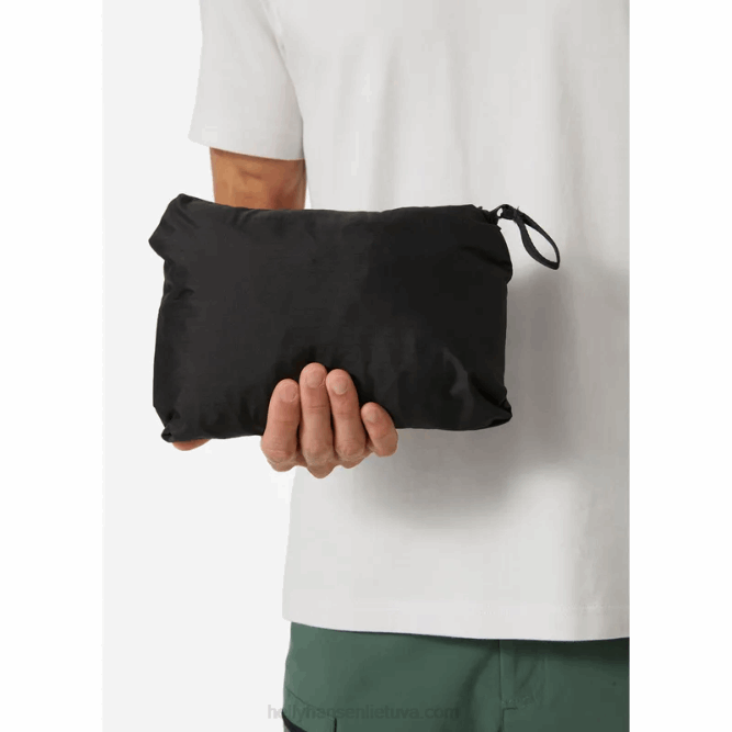 N682284 belfast 2 giacca da uomo impacchettabile Helly-Hansen nero