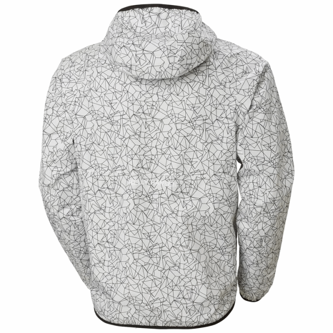 N682297 giacca fast helly tech da uomo Helly-Hansen stampa bianca