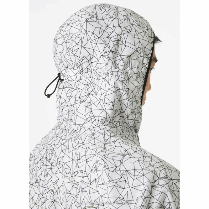 N682297 giacca fast helly tech da uomo Helly-Hansen stampa bianca