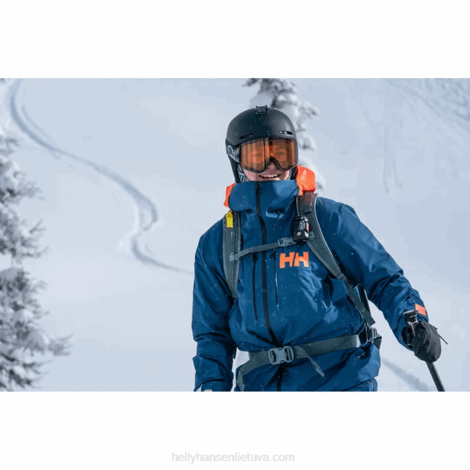 N682144 Giacca shell da sci Elevation Infinity 2.0 da uomo Helly-Hansen fiordo profondo