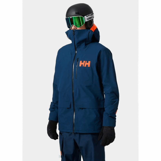 N682199 giacca da sci da uomo ridge infinity shell Helly-Hansen oceano