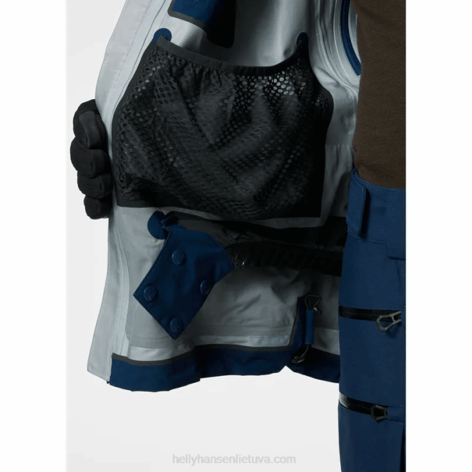 N682199 giacca da sci da uomo ridge infinity shell Helly-Hansen oceano