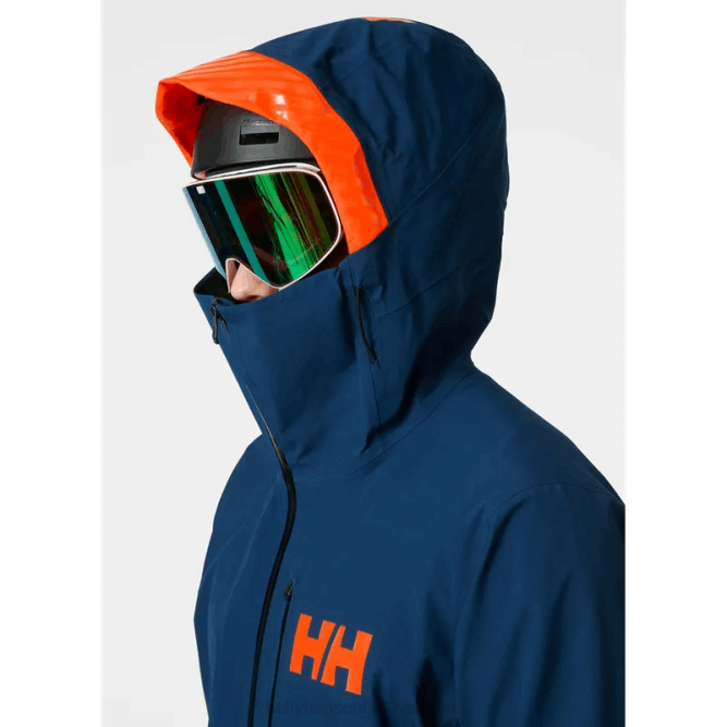 N682199 giacca da sci da uomo ridge infinity shell Helly-Hansen oceano