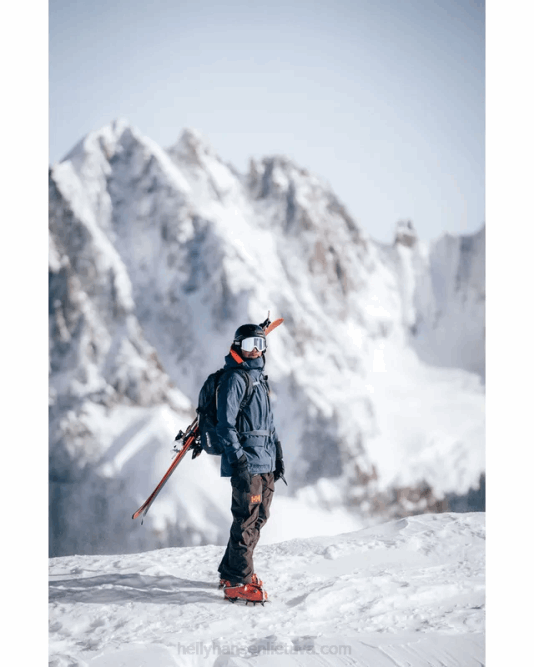 N682199 giacca da sci da uomo ridge infinity shell Helly-Hansen oceano