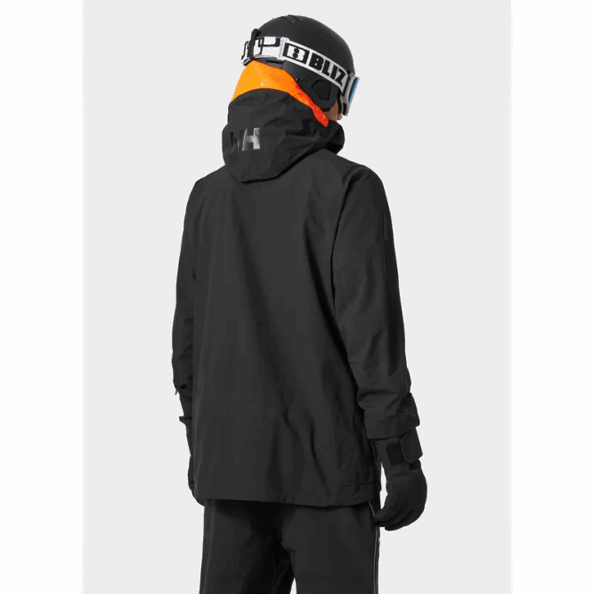 N682201 giacca da sci da uomo ridge infinity shell Helly-Hansen nero
