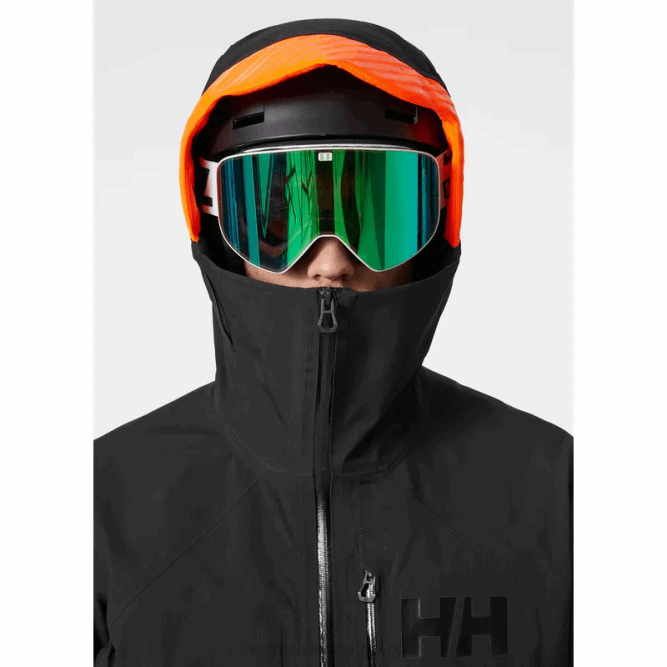 N682201 giacca da sci da uomo ridge infinity shell Helly-Hansen nero