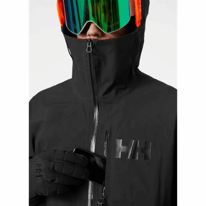 N682201 giacca da sci da uomo ridge infinity shell Helly-Hansen nero