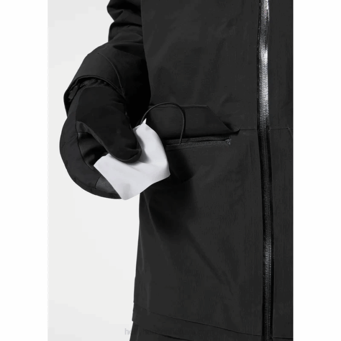 N682201 giacca da sci da uomo ridge infinity shell Helly-Hansen nero