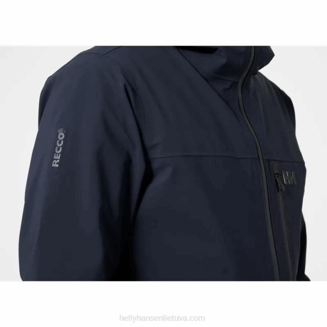 N682204 Giacca da sci rapida da uomo a 3 strati Helly-Hansen Marina Militare