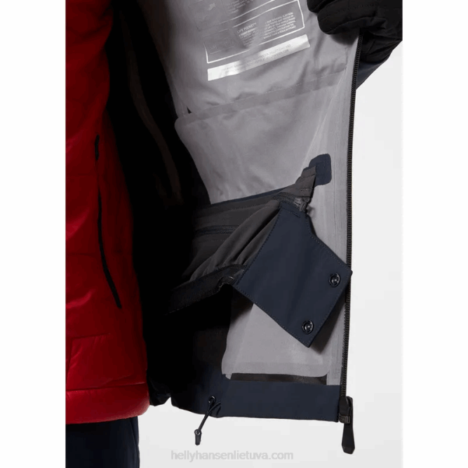 N682204 Giacca da sci rapida da uomo a 3 strati Helly-Hansen Marina Militare