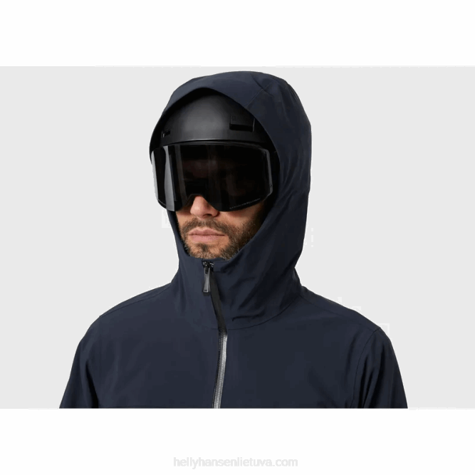 N682204 Giacca da sci rapida da uomo a 3 strati Helly-Hansen Marina Militare