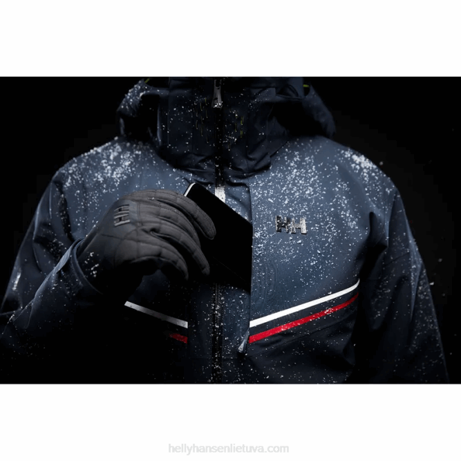 N682424 giacca da sci imbottita alpha infinity da uomo Helly-Hansen nero