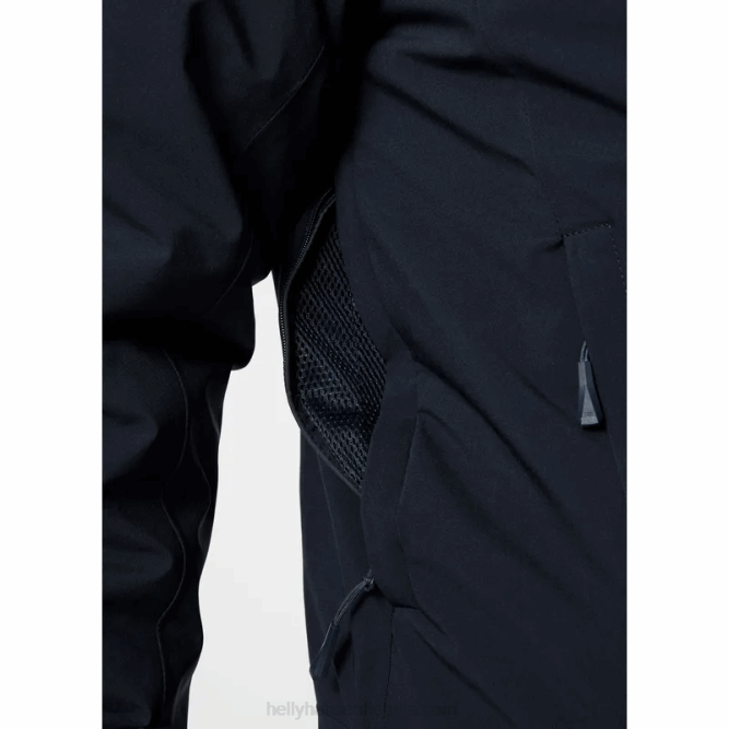 N682424 giacca da sci imbottita alpha infinity da uomo Helly-Hansen nero