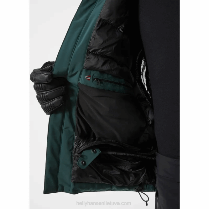 N682452 giacca da sci imbottita val d'isere da uomo Helly-Hansen nero