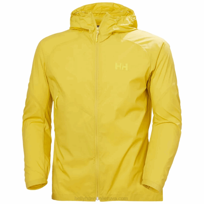 N682215 giacca antivento da uomo rapide Helly-Hansen oliva calda