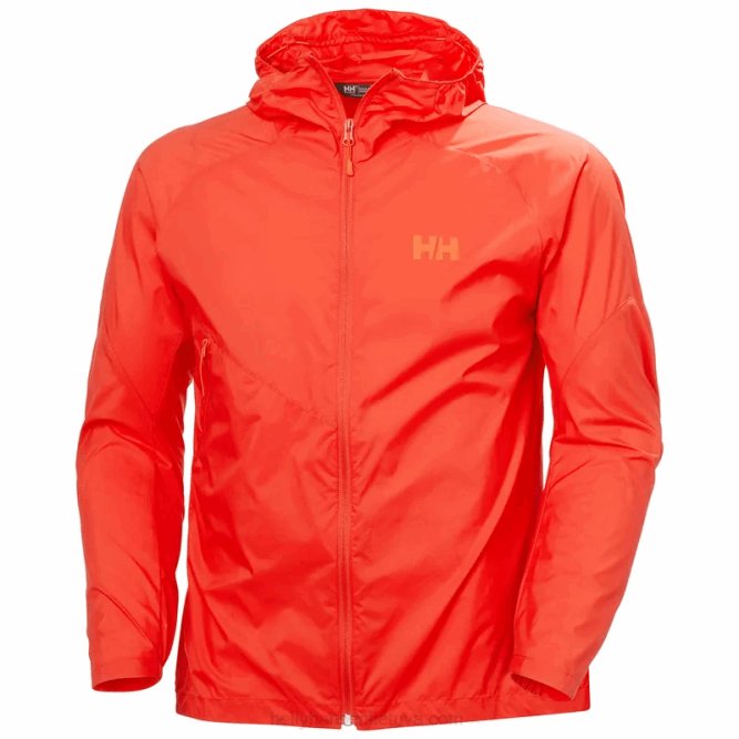 N682217 giacca antivento da uomo rapide Helly-Hansen allarme rosso