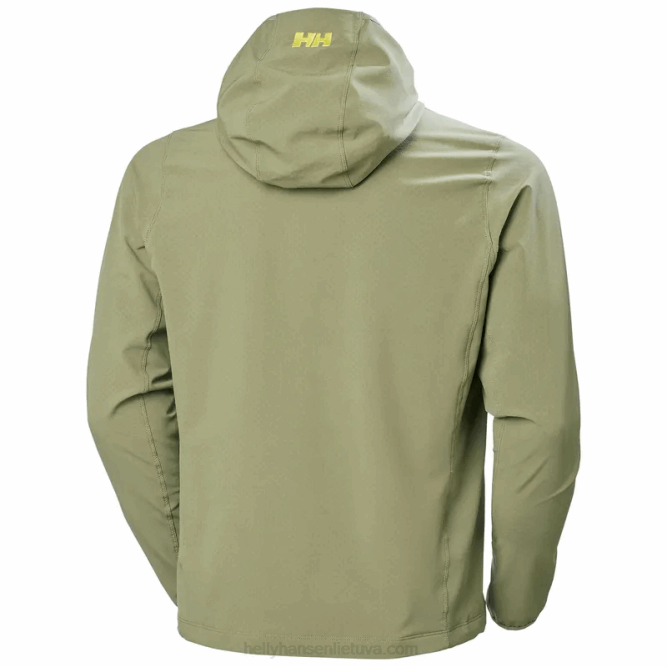 N682223 giacca da uomo con scudo a cascata Helly-Hansen verde lav