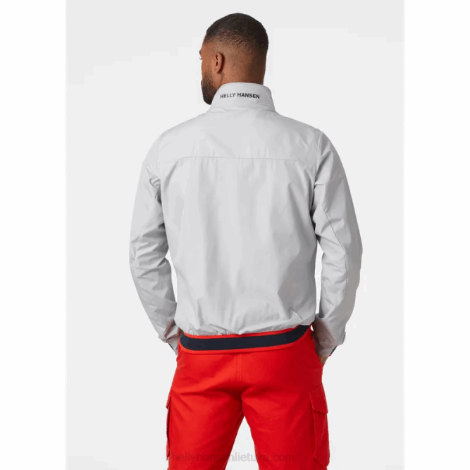 N682115 giacca da vela antivento sale da uomo Helly-Hansen nebbia grigia