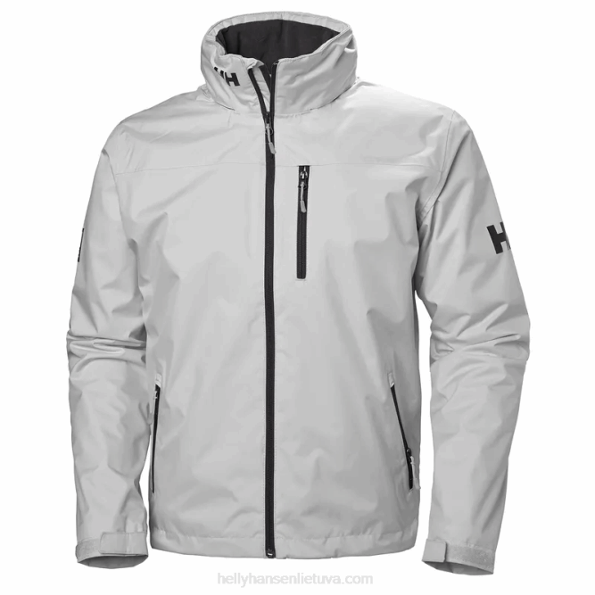 N68219 giacca midlayer con cappuccio da uomo Helly-Hansen nebbia grigia