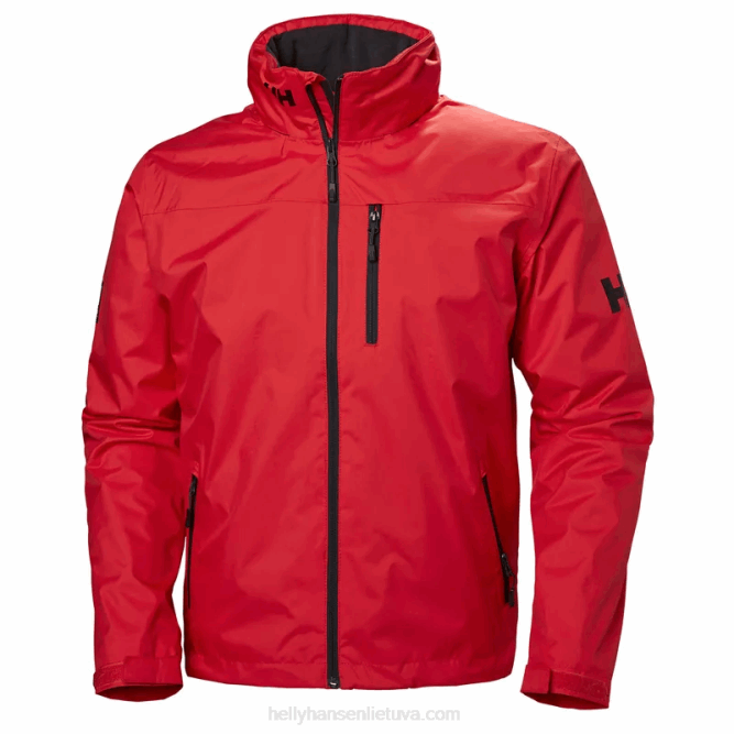 N68221 giacca midlayer con cappuccio da uomo Helly-Hansen rosso