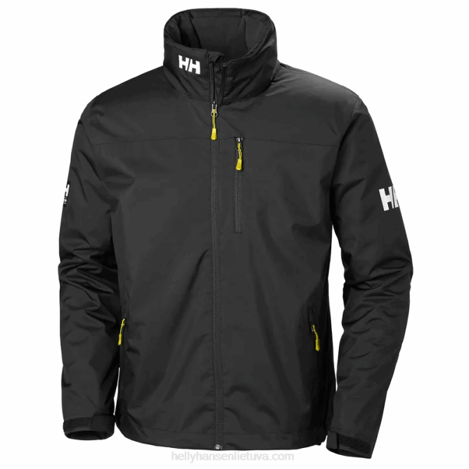 N68222 giacca midlayer con cappuccio da uomo Helly-Hansen nero