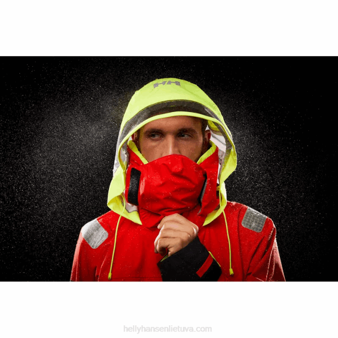 N68247 giacca da vela da uomo aegir race 2.0 Helly-Hansen allarme rosso