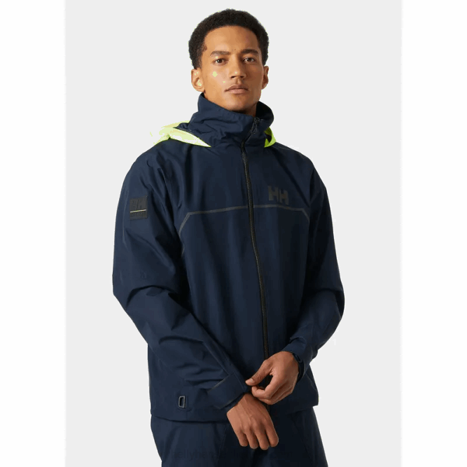 N68264 giacca da vela da uomo hp foil match 2.0 Helly-Hansen Marina Militare