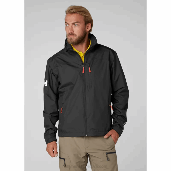 N6827 giacca da vela midlayer da uomo Helly-Hansen nero