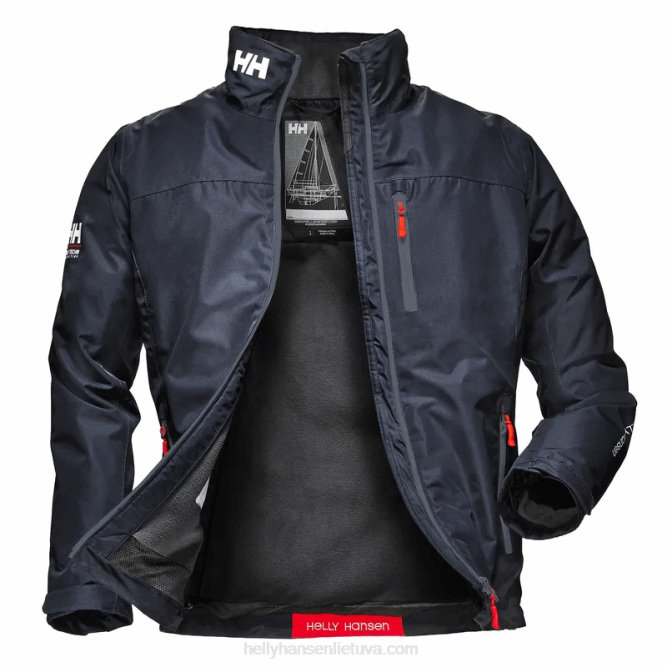 N6827 giacca da vela midlayer da uomo Helly-Hansen nero