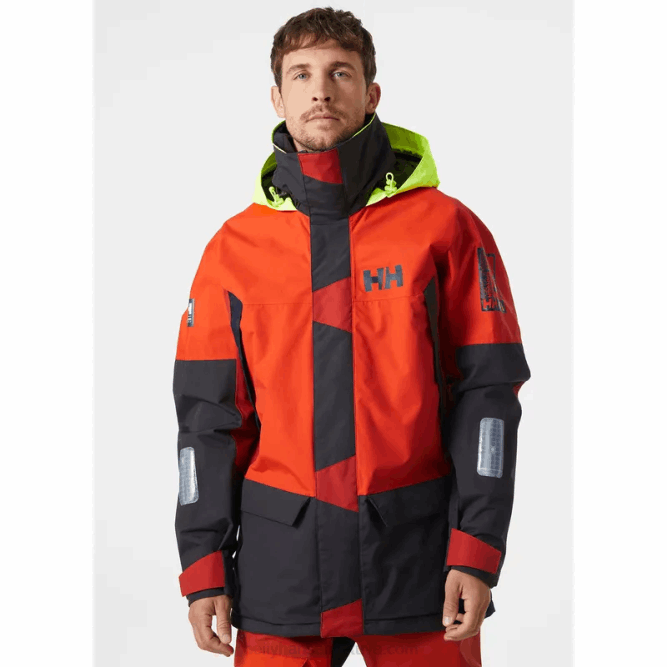 N68280 giacca da vela costiera newport da uomo Helly-Hansen pattuglia orano