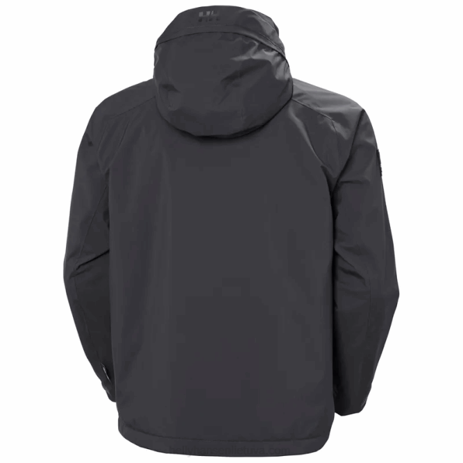 N68296 giacca da vela da uomo hp racing lifaloft con cappuccio Helly-Hansen ebano