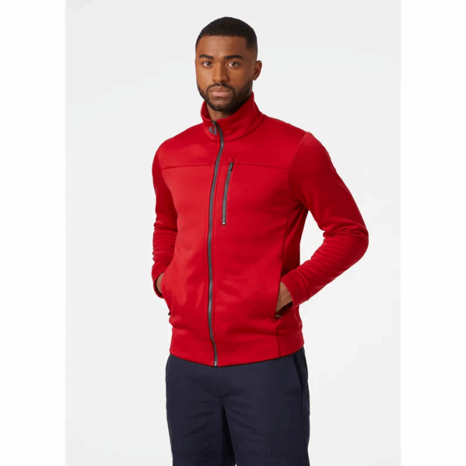 N68298 giacca in pile da uomo Helly-Hansen rosso