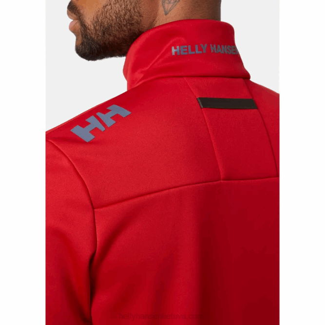 N68298 giacca in pile da uomo Helly-Hansen rosso