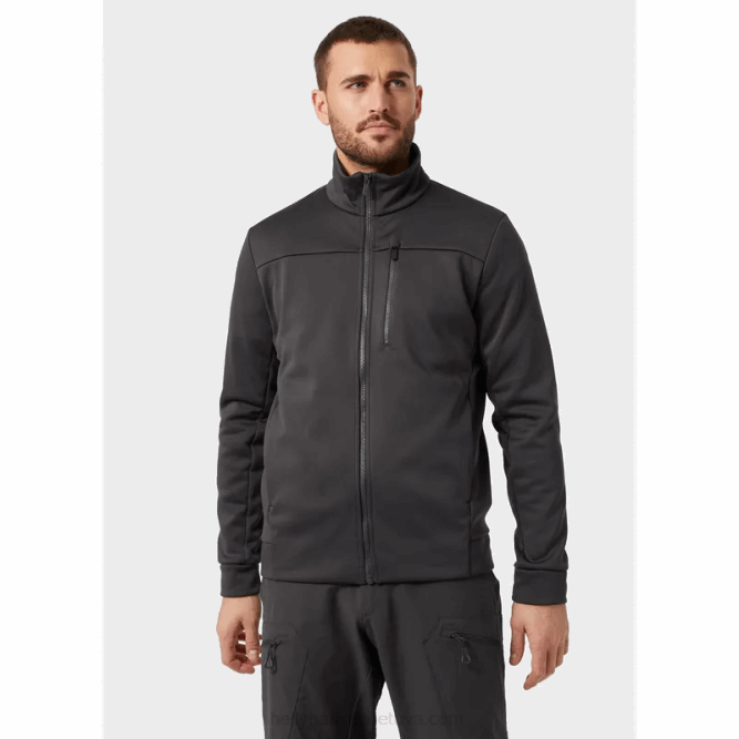 N68299 giacca in pile da uomo Helly-Hansen ebano