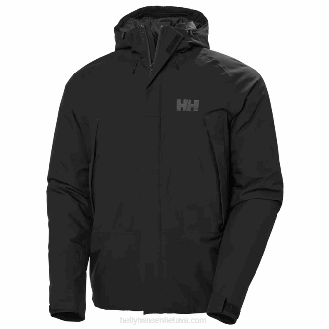 N682180 giacca imbottita banff da uomo Helly-Hansen nero