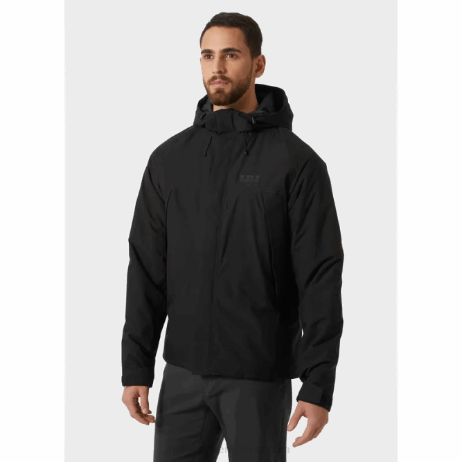 N682180 giacca imbottita banff da uomo Helly-Hansen nero