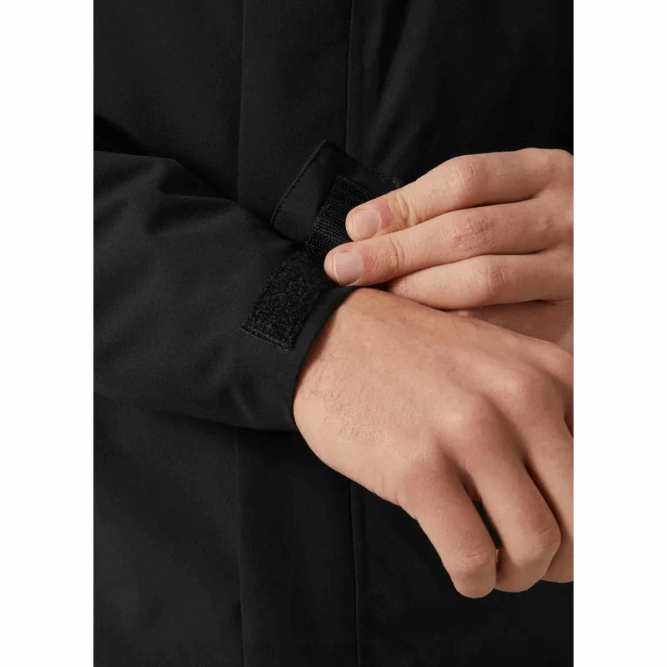 N682180 giacca imbottita banff da uomo Helly-Hansen nero