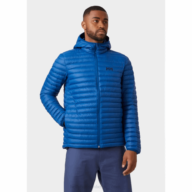 N682225 giacca imbottita con cappuccio sirdal da uomo Helly-Hansen fiordo profondo
