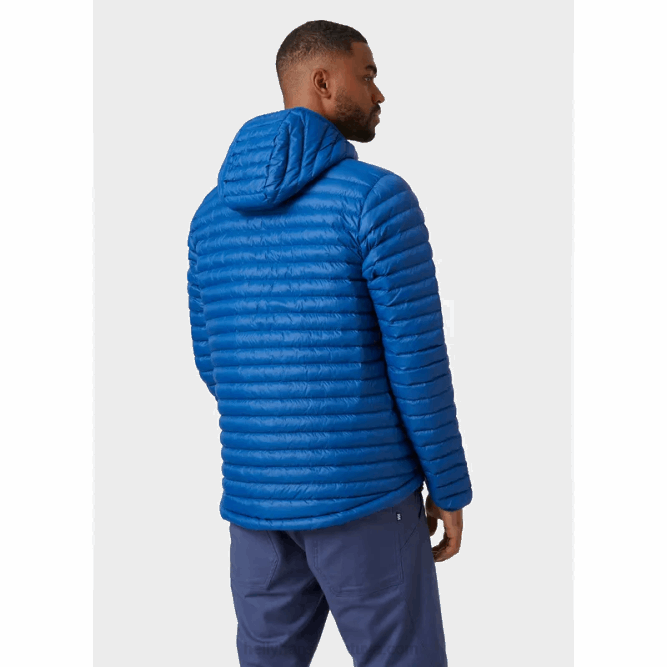 N682225 giacca imbottita con cappuccio sirdal da uomo Helly-Hansen fiordo profondo