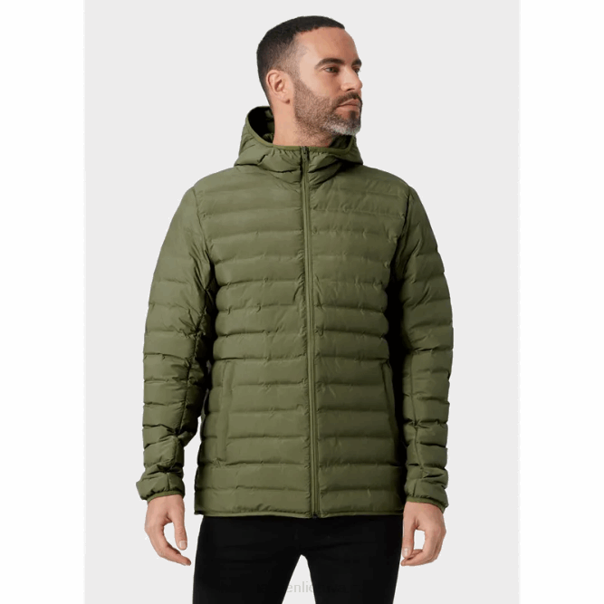 N682352 isolante con cappuccio in monomateriale da uomo Helly-Hansen terreno gr