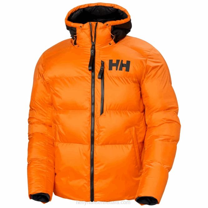N682314 parka invernale attivo da uomo Helly-Hansen papavero arancione