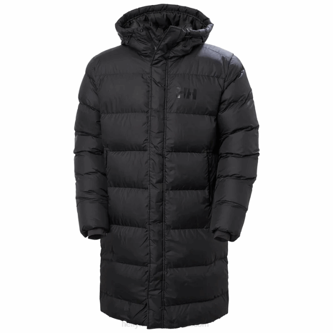 N682338 parka lungo invernale attivo da uomo Helly-Hansen nero